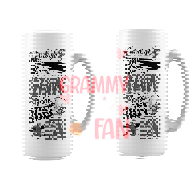 His Biggest Fan Baseball Grammy Of A Baseball Player Grammy Coffee Mug
