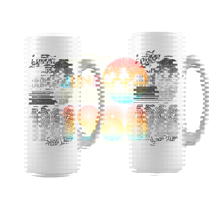 Birthday Legendary Since June 1988 Coffee Mug