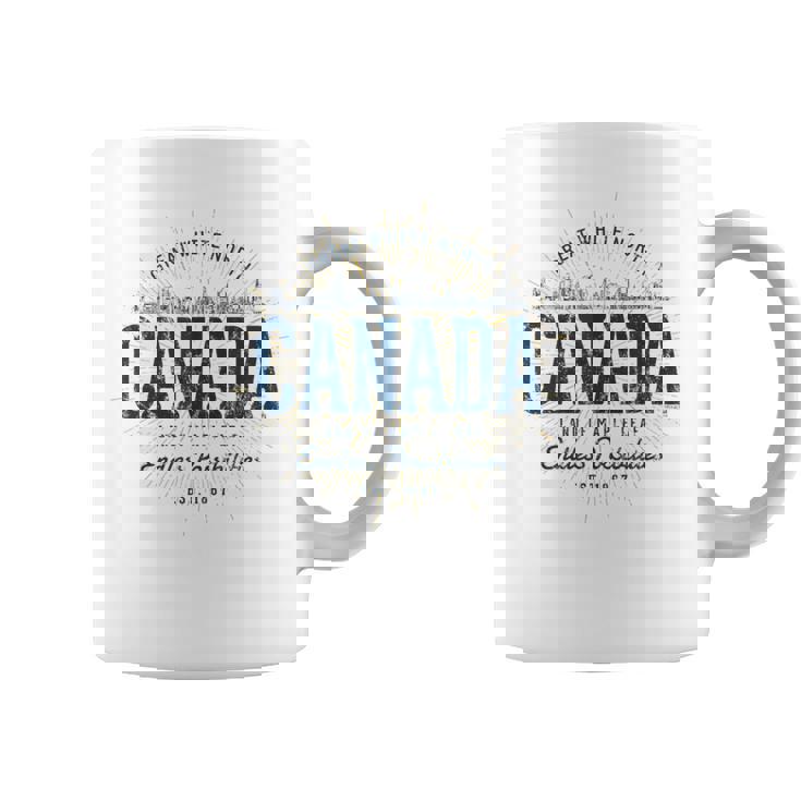 Canadá Estilo Retrointage Canada Taza de café