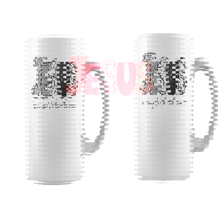 Christian Valentine Day Jesus Religious Valentine Girl Coffee Mug