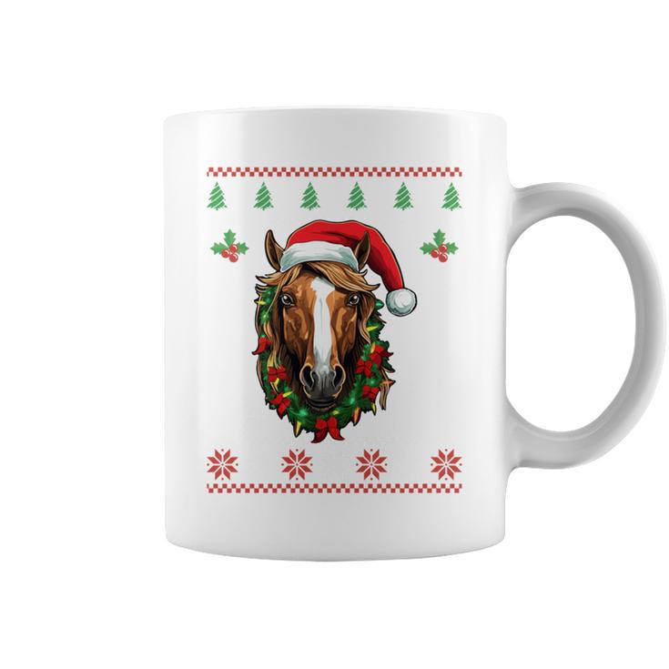 Christmas Jumper With Horse Pony For Adults And Children Tassen