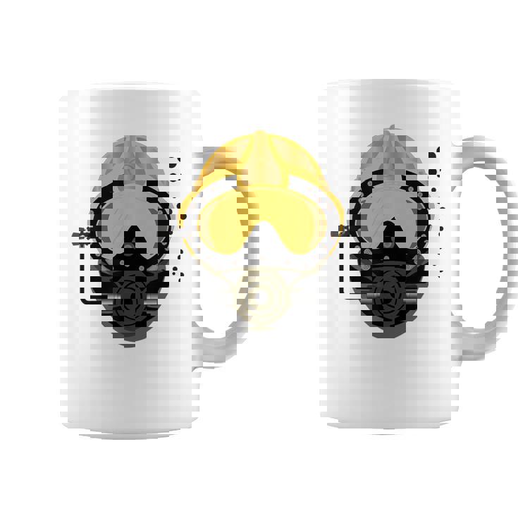 Commercial Divers Helmet Graphic Print Coffee Mug