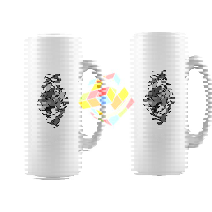 Cubo Rubik Cube Magic Cubo Retro Rubiintage Nerd Manga Larga Taza de café