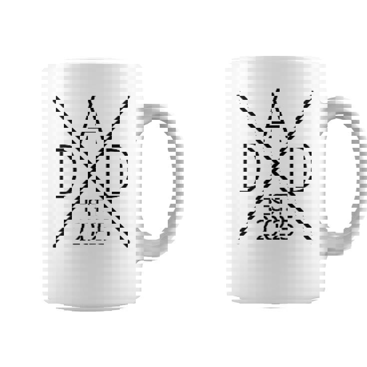 Dad Est 2025 Padre Para Ser 2025 Pronto Ser Papá 2025 Taza de café