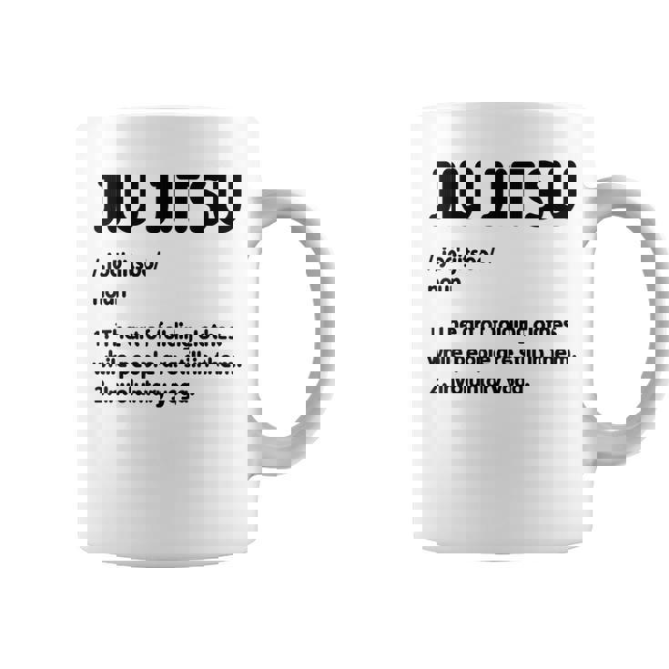 Definición De Jiu Jitsu Practicante Brasileño De Jiu-Jitsu Bjj Taza de café
