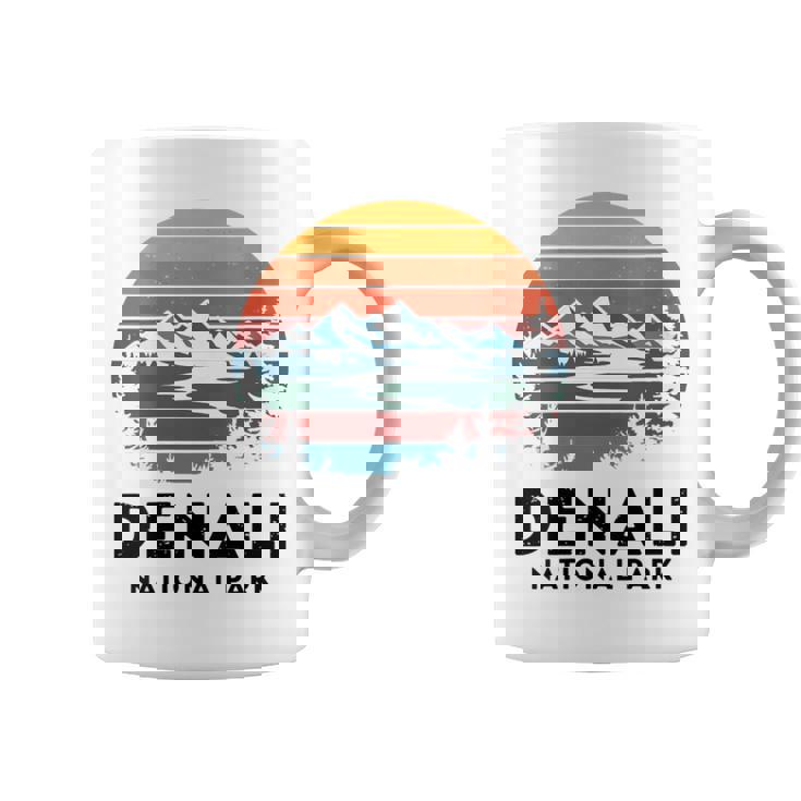 Denali National Park Alaska Wildlife Adventure Retro Denali Coffee Mug Denali National Park Alaska Wildlife Adventure Retro Denali Coffee Mug