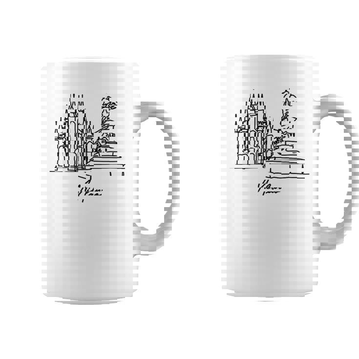 Duomo Di Milano Italia Milán Italiaiajesacaciones Souvenir Taza de café