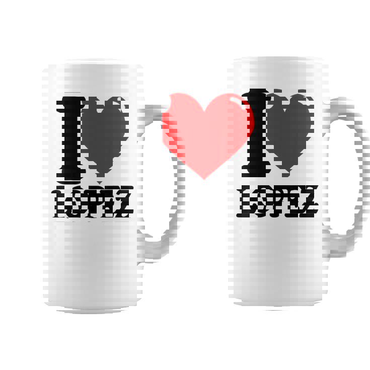Me Encanta Lopez Taza de café