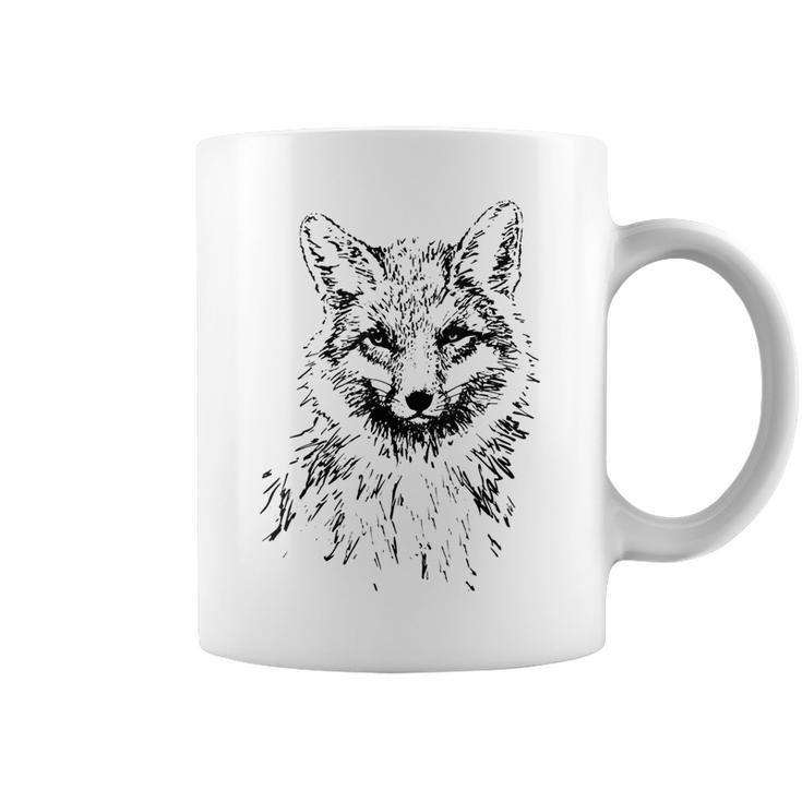 Fox Lovers Fox Motif Animals Gray Tassen