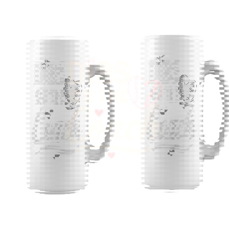 Dibs On The Coach Baseball Heart Cute Coffee Mug