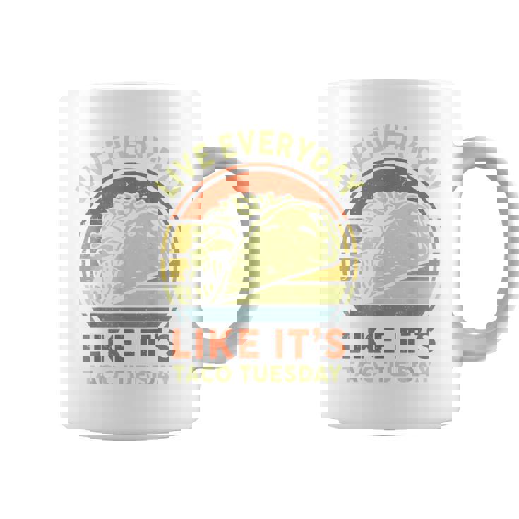Everyday Taco Tuesday Cinco De Mayo Mexican Men Coffee Mug