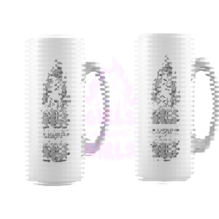 Girls Support Girls Derechos De La Feminismo Taza de café