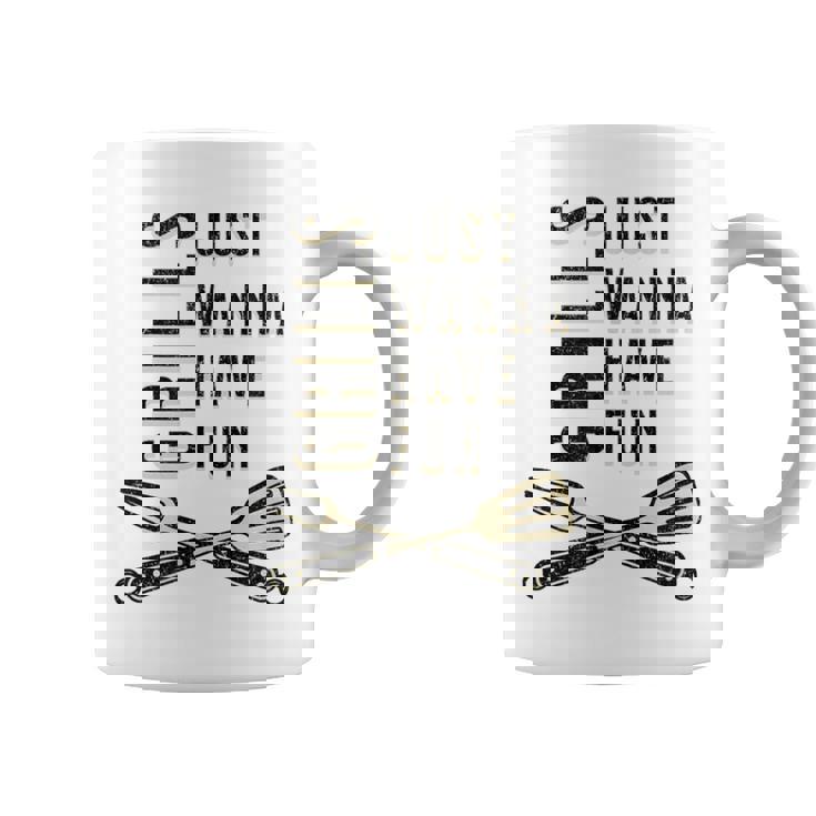 Grills Just Wanna Have Fun Bbq Smoking For Dad Coffee Mug