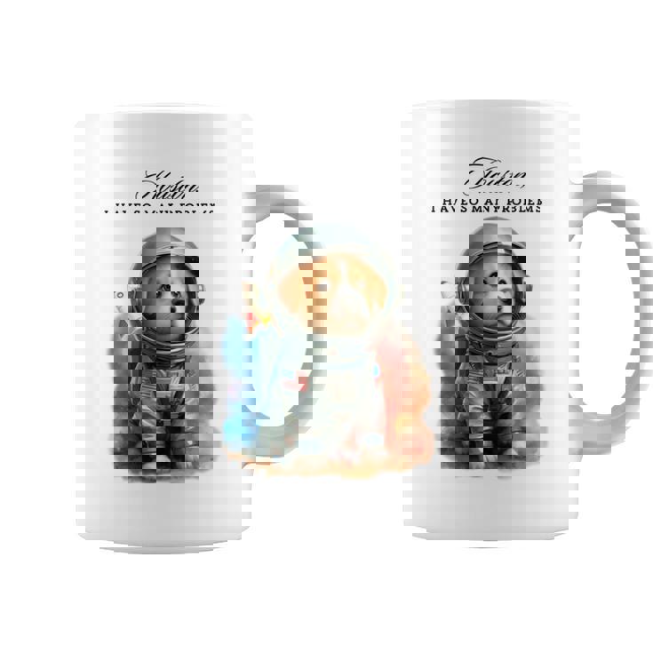 Houston Tengo Demasiados Problemas Diseños Divertidos Manga Larga Taza de café