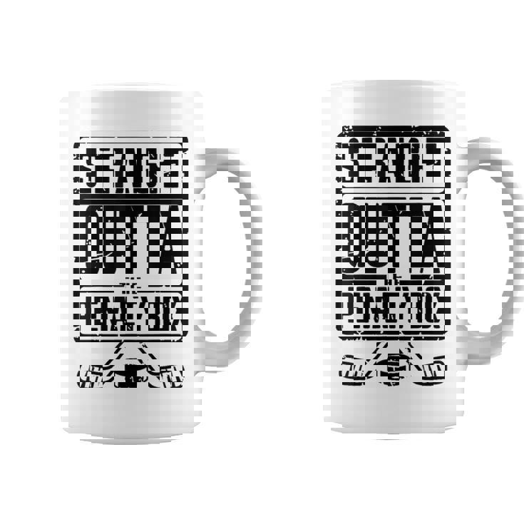 Ice Hockey Player Sport Straight Outta The Penalty Box Coffee Mug