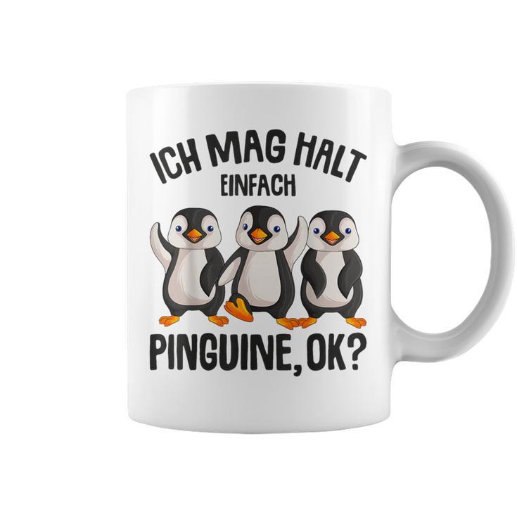 Ich Mag Halt Penguins Children's Girls' Penguin Tassen