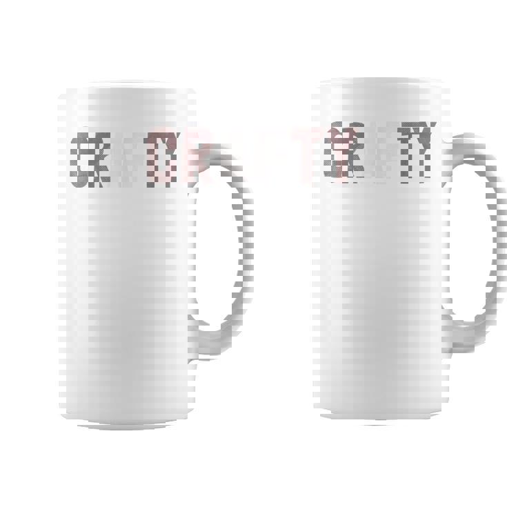 I'm CRAFTY AF Crafting Is My Cardio My Craft Mom Hobby Graphic Print Coffee Mug