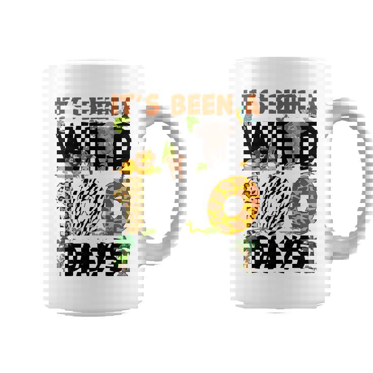 Its Been A Wild 100 Day Of School Animal Boys Girls Students Coffee Mug