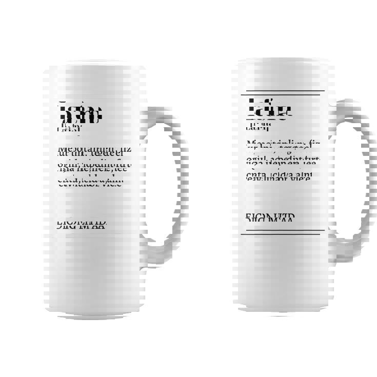 Latina Latina Latina Chica Latina Diccionario Español Taza de café