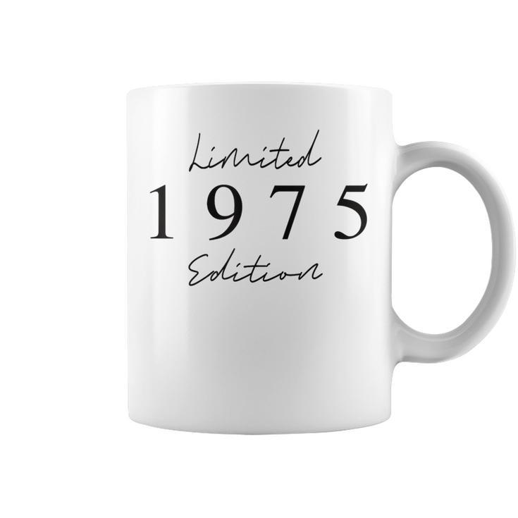 Limited Edition 1975 Birthday 1975 Born 1975Intage Blue Tassen