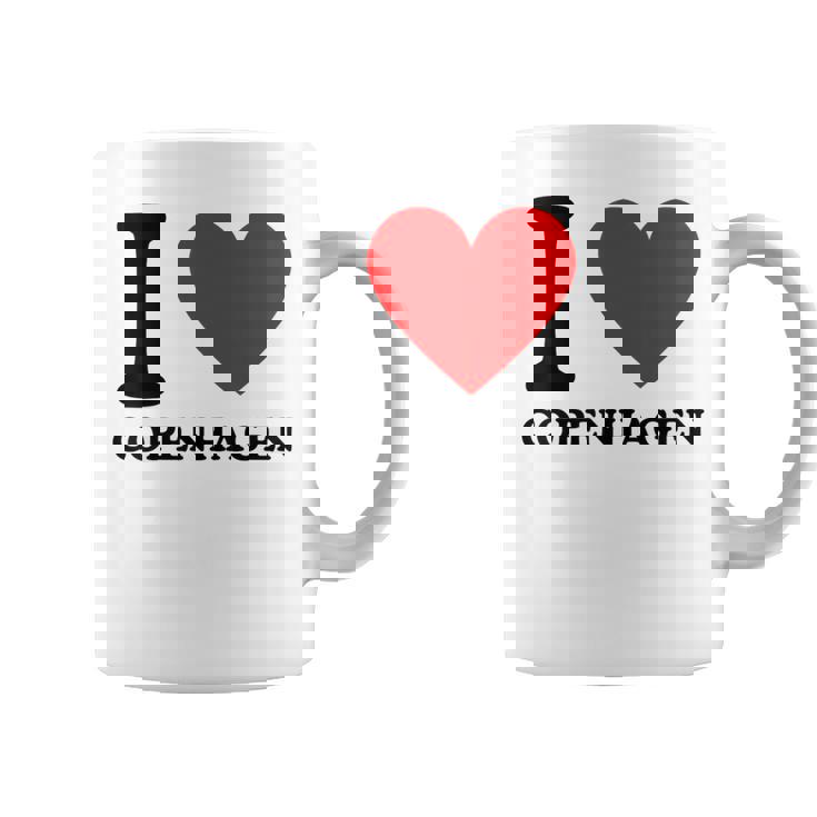 I Love Copenhagen I Heart Copenhagen Taza de café