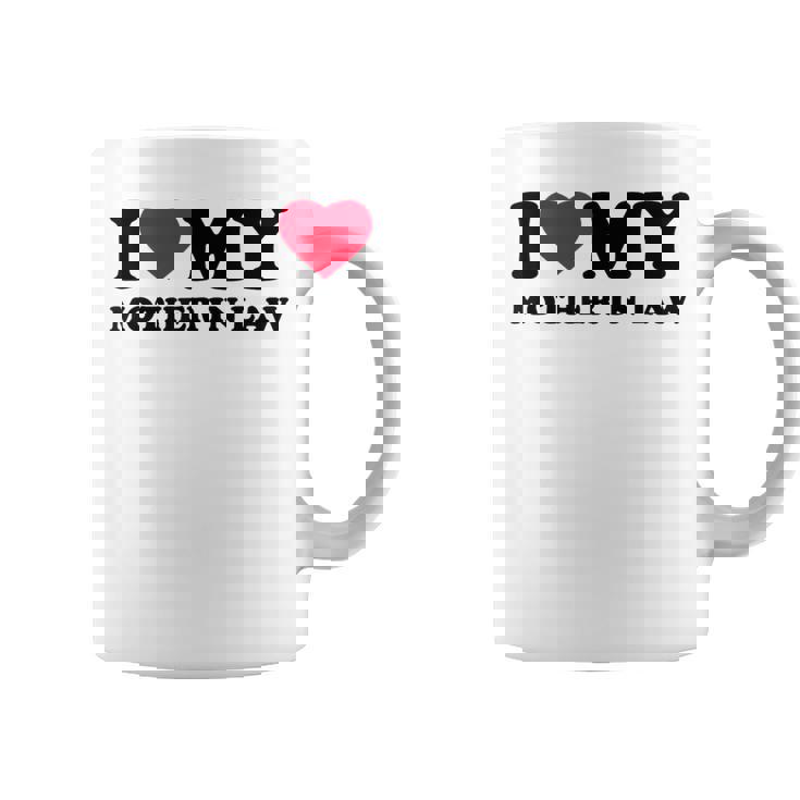 I Love Heart My Mother-In-Law Coffee Mug