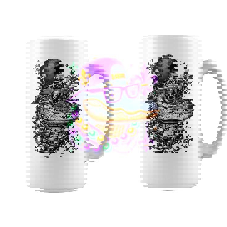 Mardi Gras Alligator Boys Mardi Gras Coffee Mug