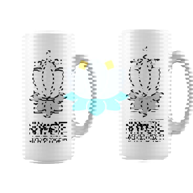 Namaste Mother Fucker  Sarcastic Yoga Humor Moms Coffee Mug