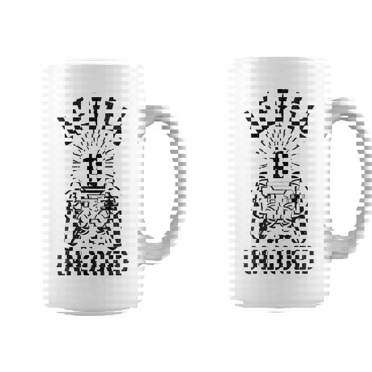 Nivel 19 Desbloqueado Boda Del 19º Aniversario Taza de café