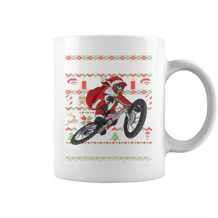 Oh What Fun It Is To Ride Mountain Bike Mtb Ugly Christmas Tassen