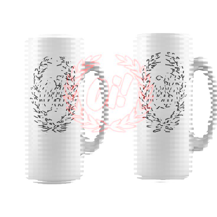 Oi Oi Oi Skinhead Ska And Street Punk Manga Larga Taza de café