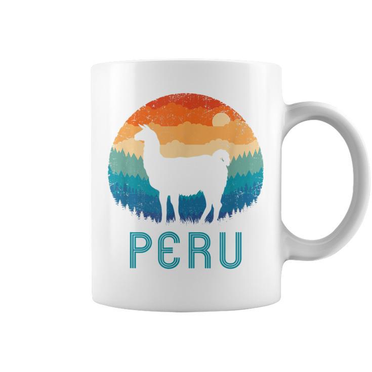 Peru Retro Llamaintage Machu Picchu Alpaca South American Tassen