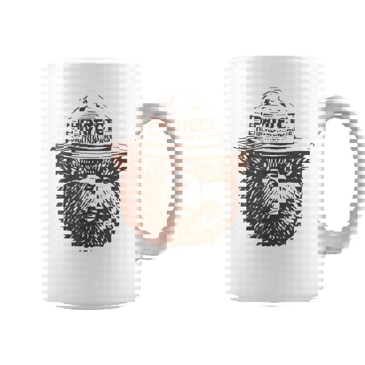 Protect Our Parks Bear Graphic National Park Coffee Mug