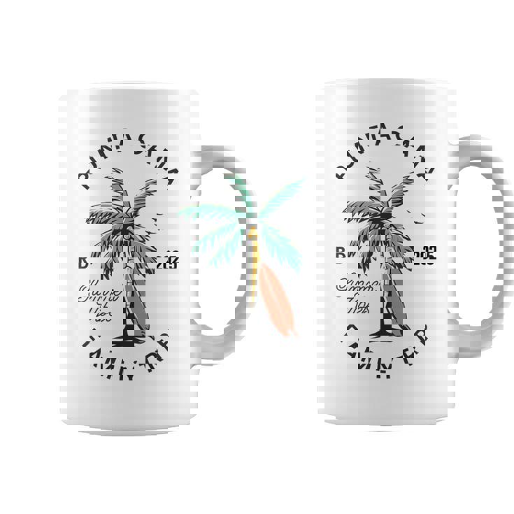 Punta Cana 2025 Dominican Republic Family Vacation Matching Coffee Mug