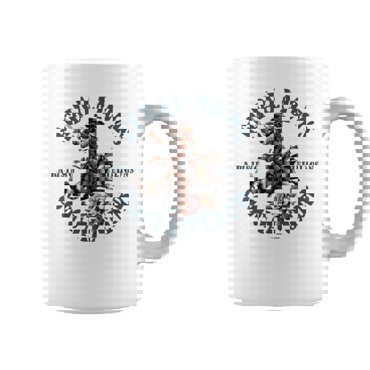 Raccoon Feral Moms Social Club Trendy Mom Mama Coffee Mug