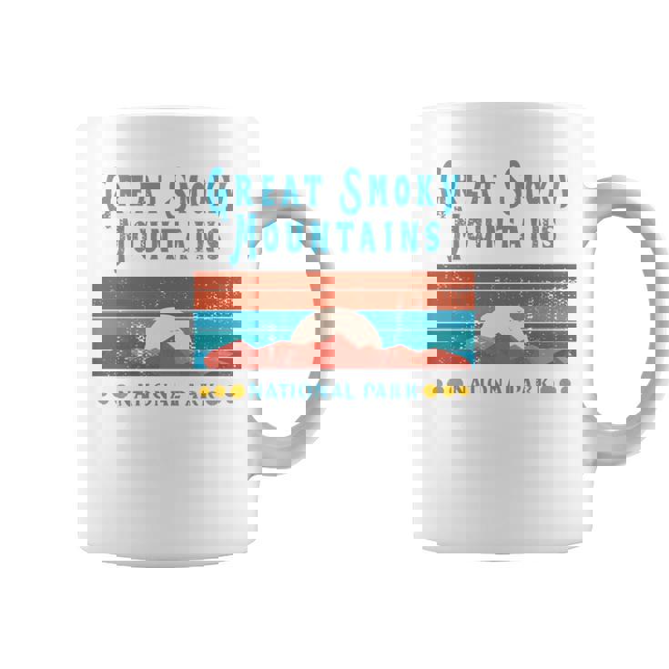 Rétro Great Smoky Mountains Parc National Des Great Smoky Mountains Manche Longue Tasse