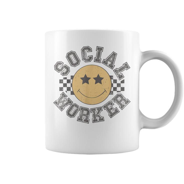 Retro Social Worker Caseworker Public Servant Social Work Coffee Mug