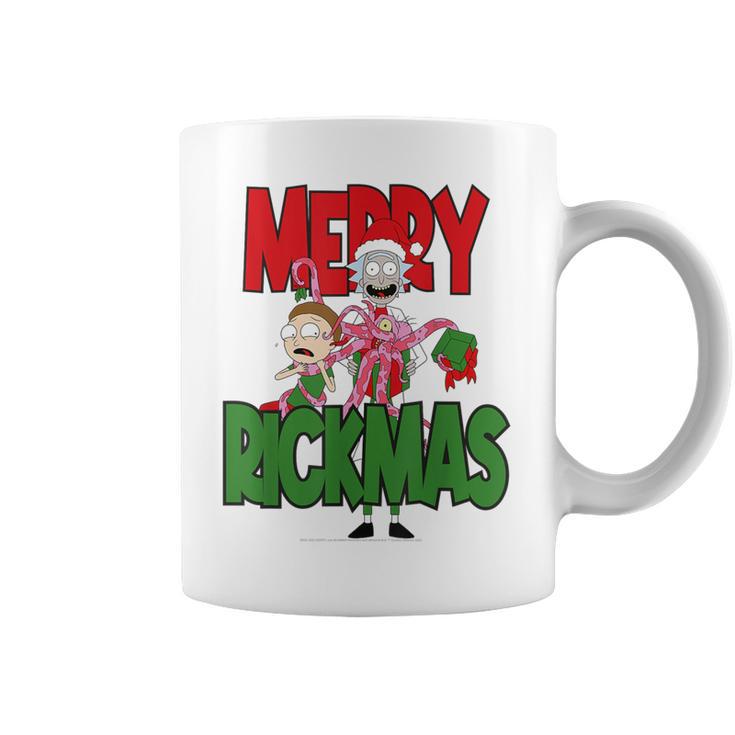 Rick & Morty Merry Rickmas Blue Tassen