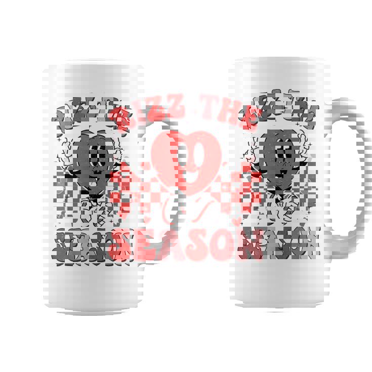 Rizz The Season Valentine Groovy Valentine Rizzler Coffee Mug