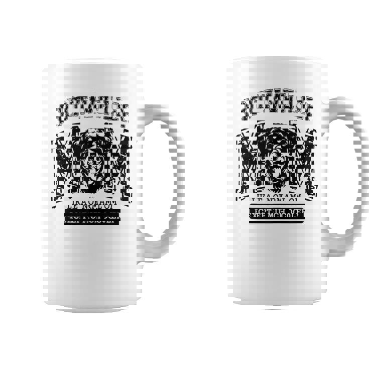Rottweiler Mama Dog Lover Pet Owner Rottie Mom College Retro Coffee Mug