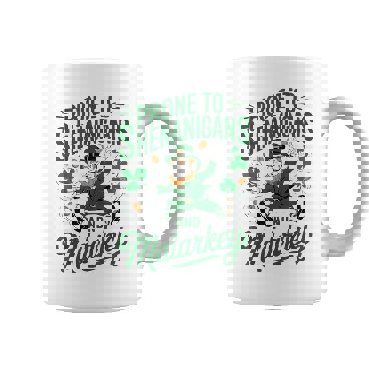 St Patrick Day Prone Shenanigans Malarkey Toddler Boy Irish Coffee Mug