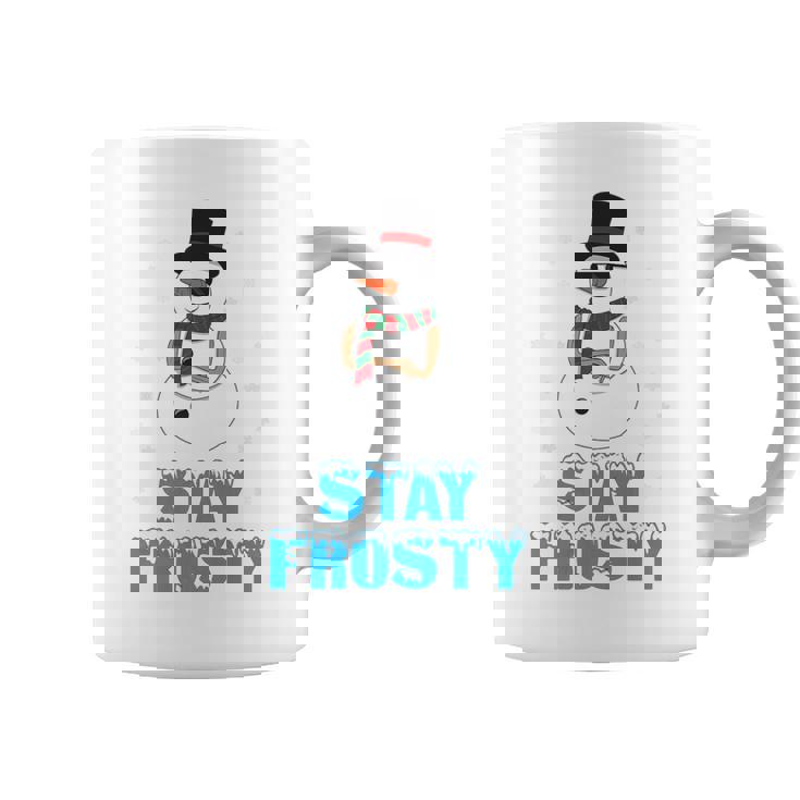 Stay Frosty Shirt Christmas Shirt Cool Snowman Premium Graphic Print Coffee Mug