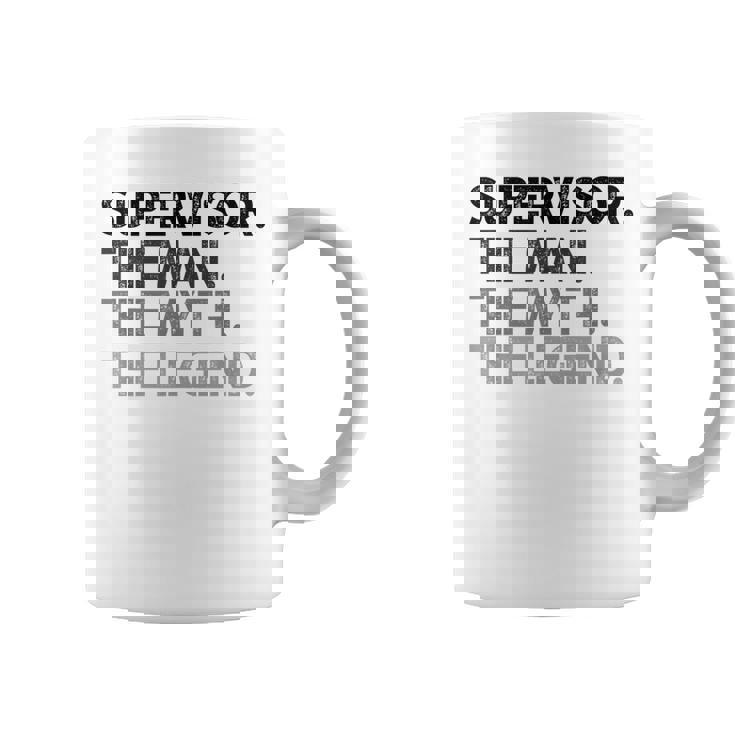 Supervisor The Man Myth Legend Graphic Print Coffee Mug