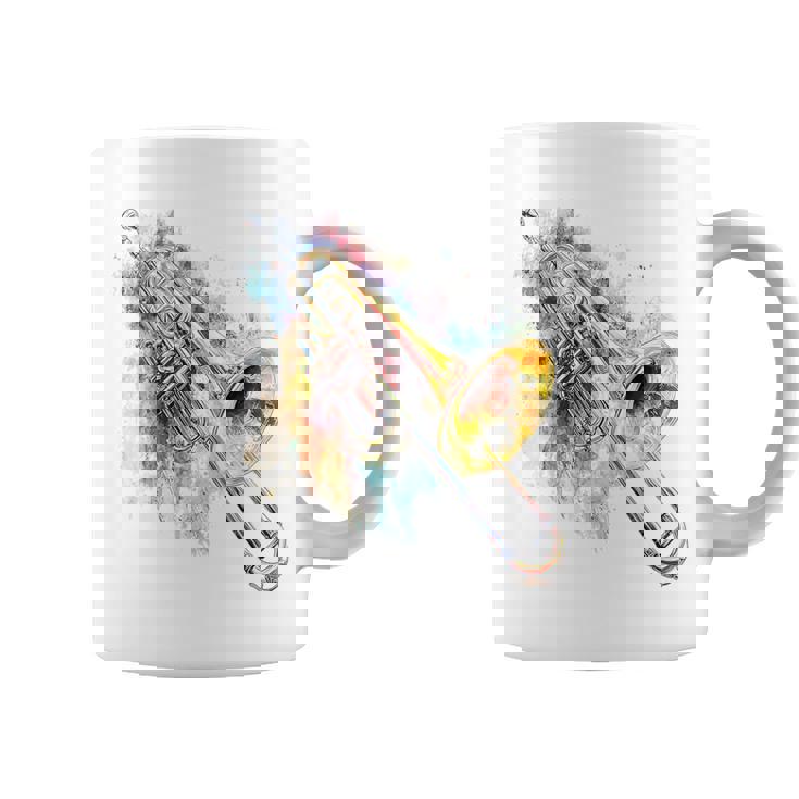 Trombone Instrument De Musique Motif Trombone Tasse