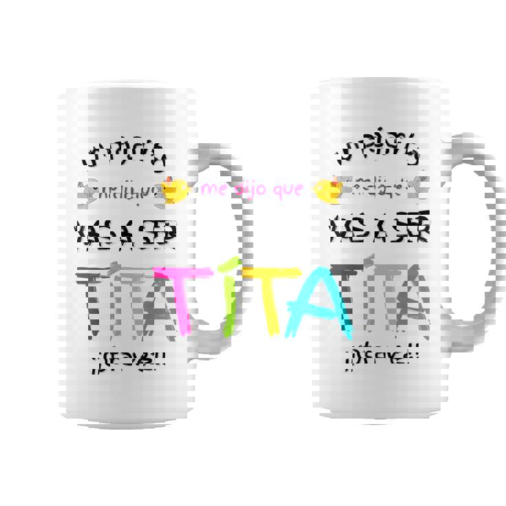 Vas A Ser Tia Tita Otraez Sorpresa Regalo Anuncio Embarazo Taza de café