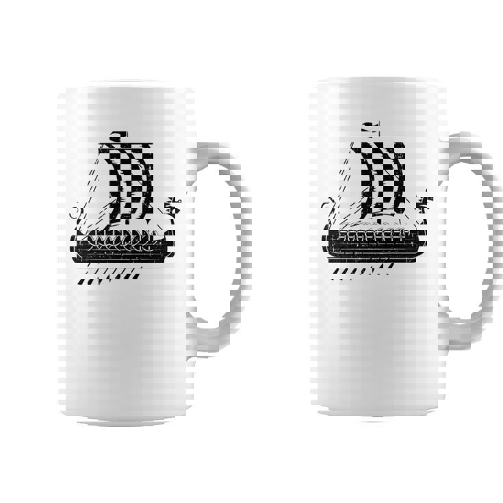 Viking Long Ship Drakkar Dragon Premium Graphic Print Coffee Mug