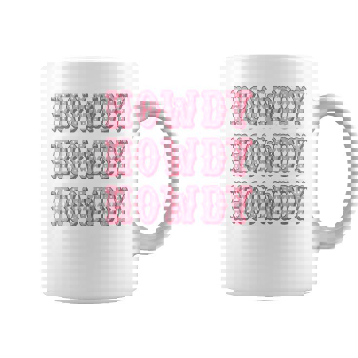 Vintage Howdy Rodeo Western Country Southern Cowgirl Graphic Print Coffee Mug