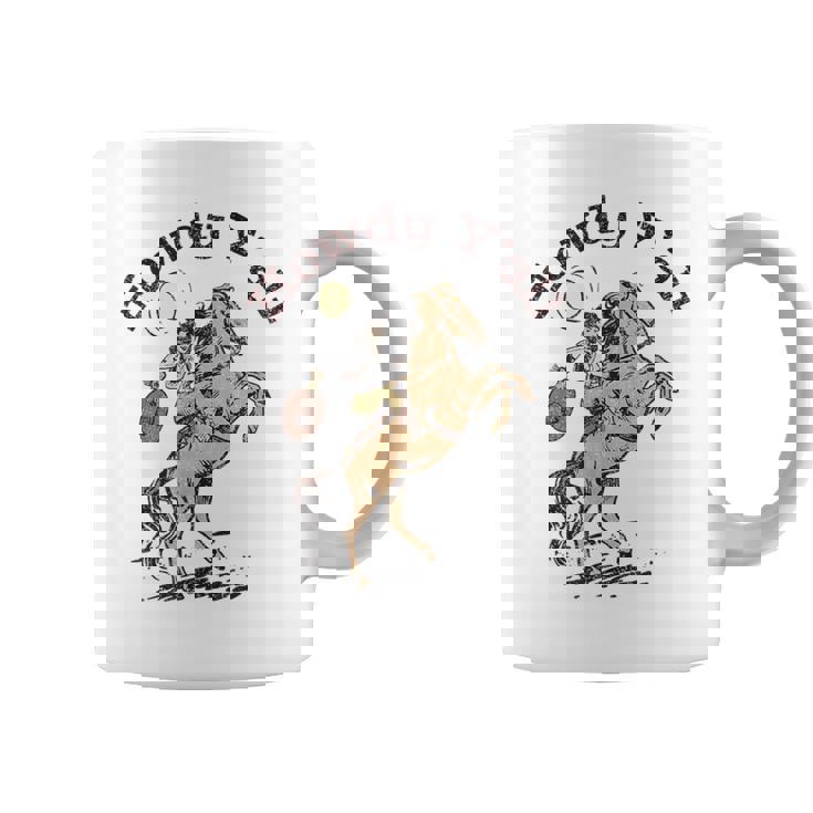 Vintage Howdy Y'All Rodeo Western Country Southern Cowgirl Graphic Print Coffee Mug