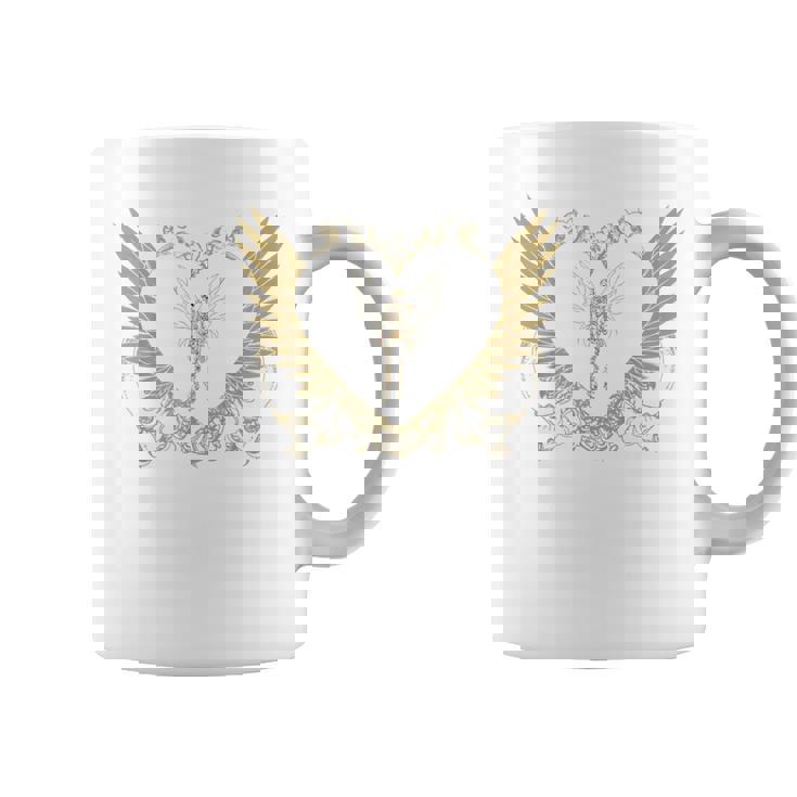 Y2k Fairy Grunge Aesthetic Winged Skeleton Y2k Fairycore Taza de café