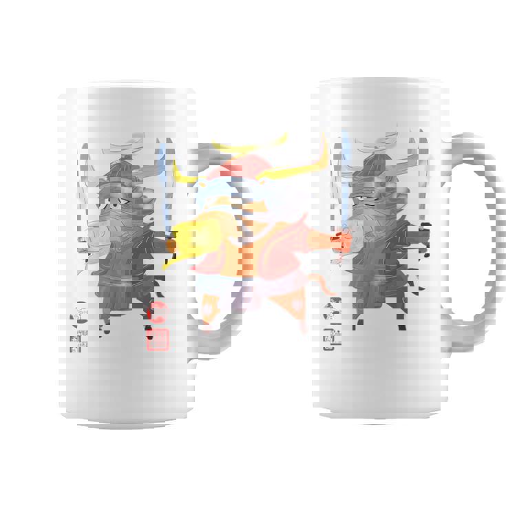 Year Of The Ox Chinese Zodiac Animal Horoscope Red Seal Premium Graphic Print Coffee Mug